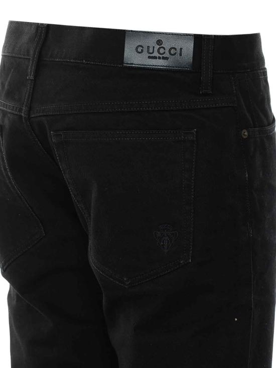 26SS 구찌 스트레이트 팬츠 875568XDDHX1000 BLACK - GUCCI