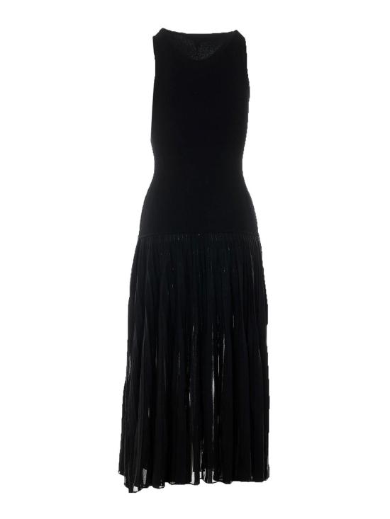 26SS 알라이아 미디 원피스 AA9R2937K219C995 BLACK - ALAIA