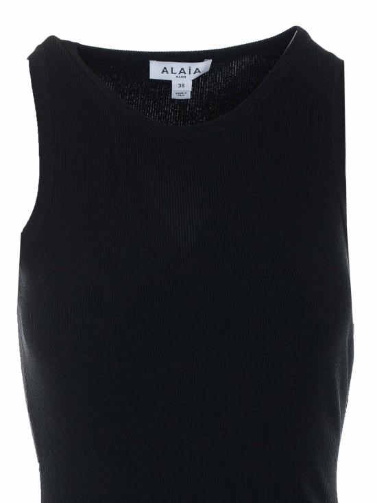 26SS 알라이아 미디 원피스 AA9R2937K219C995 BLACK - ALAIA