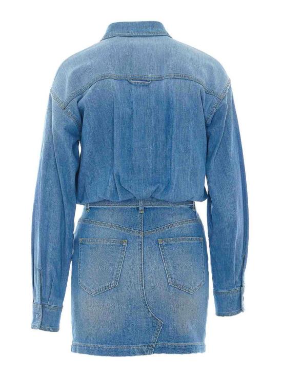 26SS 엘리자베타프랜치 미디 원피스 AJ01D66E2192 BLUE - ELISABETTA FRANCHI