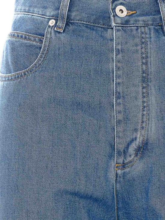 26SS 보테가베네타 스트레이트 팬츠 862817V6SL04300 BLUE - BOTTEGA VENETA