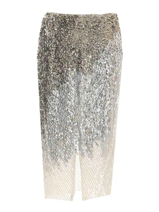 26FW 엘리자베타프랜치 스커트 GO24367E2360 GREY - ELISABETTA FRANCHI