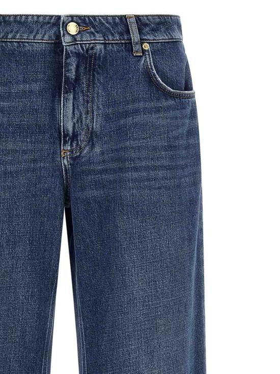 26FW 돌체앤가바나 스트레이트 팬츠 FTC8CDG8PH7S9001 BLUE - DOLCE & GABBANA