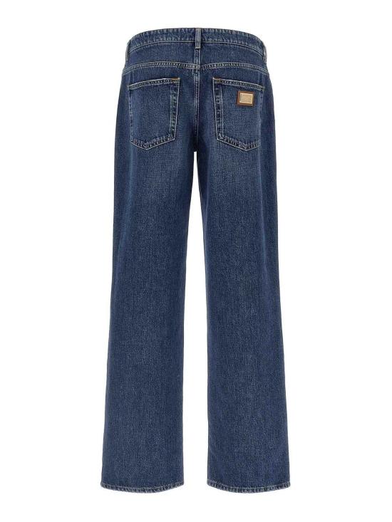 26FW 돌체앤가바나 스트레이트 팬츠 FTC8CDG8PH7S9001 BLUE - DOLCE & GABBANA