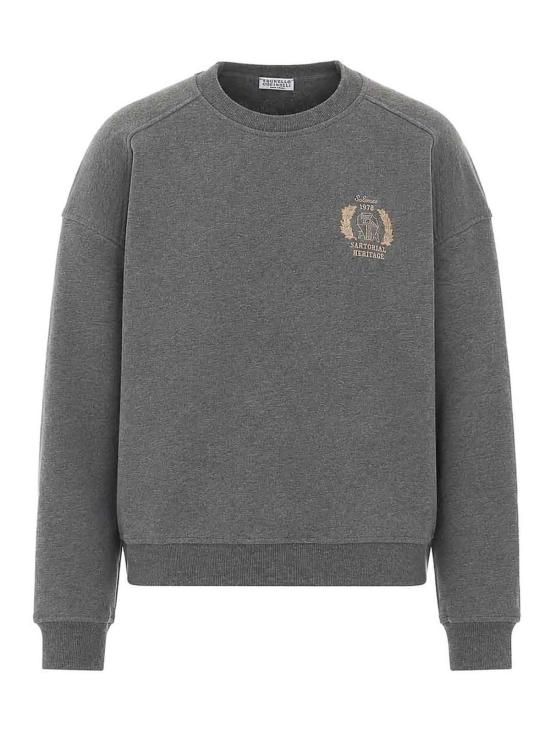 26FW 브루넬로 쿠치넬리 스웨터 MN05NB2X00C8125 GREY