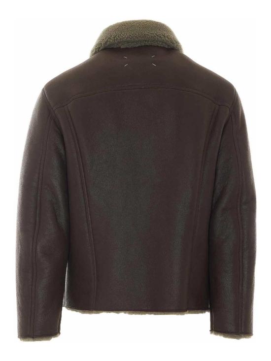 26SS 마르지엘라 왁스 시어링 자켓 왁스 시어링 자켓 S50AM0659SY1399143 BROWN - MAISON MARGIELA