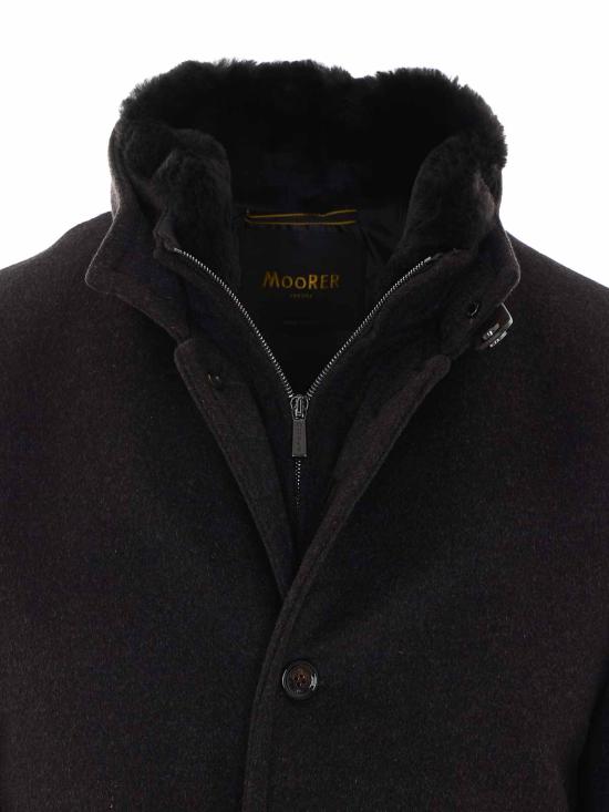 26FW 무레르 본드 FUR LE 싱글 브레스티드 구스 다운 자켓 BONDFURLEU0202 BROWN - MOORER