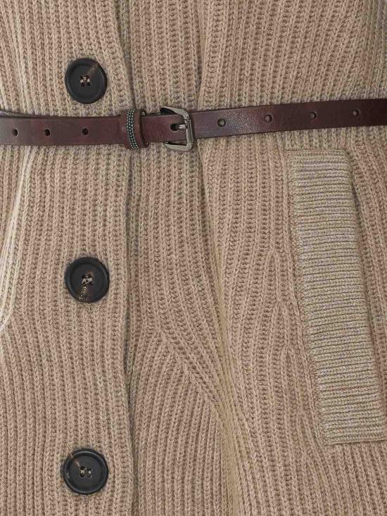 26FW 브루넬로 쿠치넬리 스웨터 M16750836C077 BROWN - BRUNELLO CUCINELLI