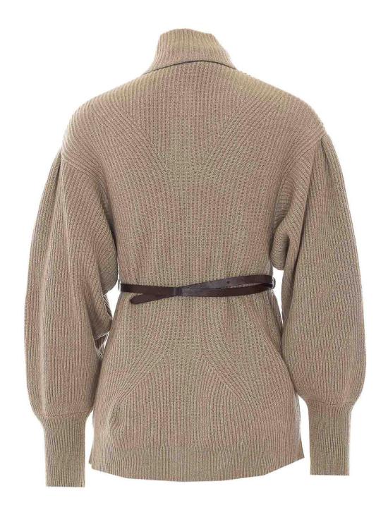 26FW 브루넬로 쿠치넬리 스웨터 M16750836C077 BROWN - BRUNELLO CUCINELLI