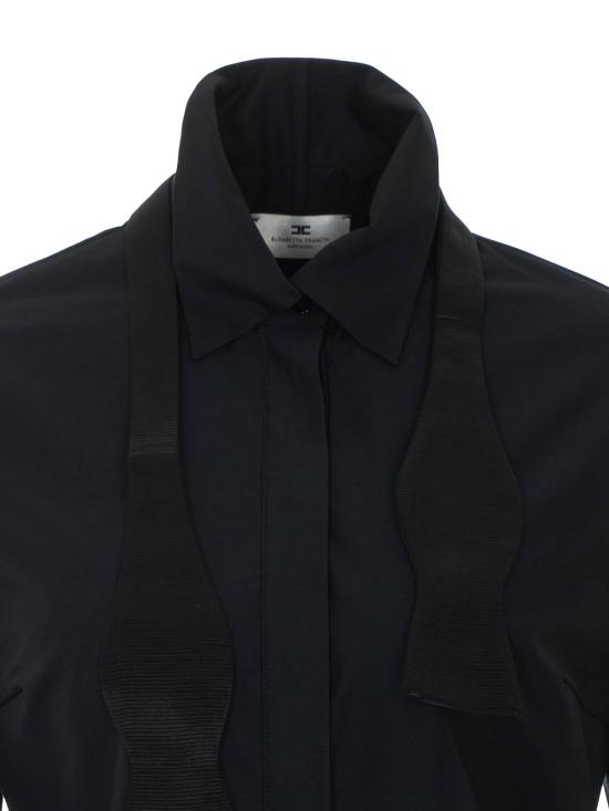 26FW 엘리자베타프랜치 반팔 티셔츠 CA17367E2110 BLACK - ELISABETTA FRANCHI