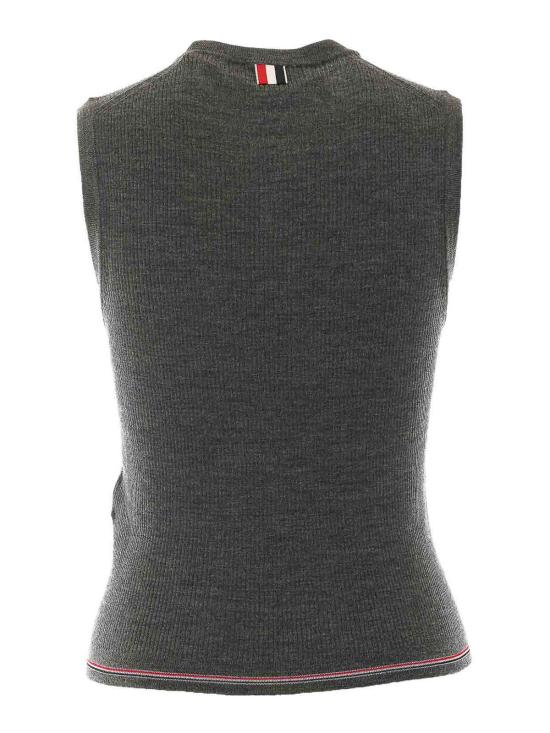 26FW 톰브라운 반팔 티셔츠 FKV234AY1055035 GREY - THOM BROWNE