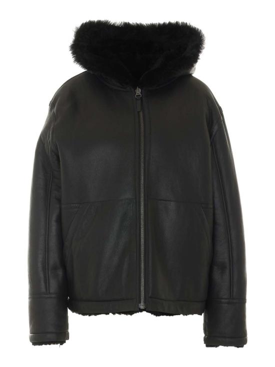 26SS 이브살로몬 자켓 24WUV60368METEC99 BLACK - YVES SALOMON