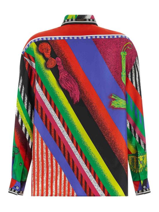 26FW 베르사체 반팔 티셔츠 10256861A186815PH00 MULTICOLOUR - VERSACE