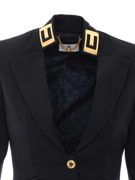 26SS 엘리자베타프랜치 자켓 GI24966E2110 BLACK - ELISABETTA FRANCHI