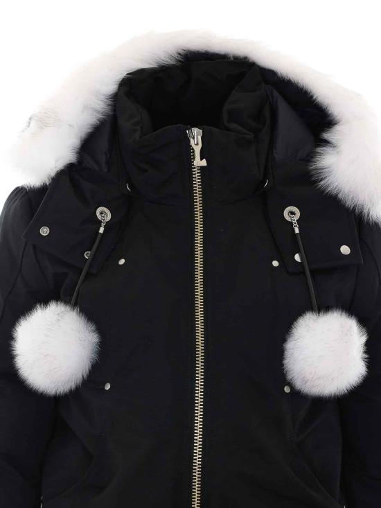 26FW 무스너클 오리지널 데비 시어링 트림 봄버 재킷 M35LB002S1001 BLACK - MOOSE KNUCKLES