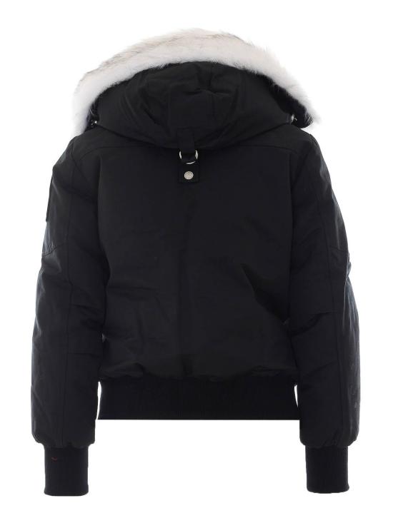 26FW 무스너클 오리지널 데비 시어링 트림 봄버 재킷 M35LB002S1001 BLACK - MOOSE KNUCKLES