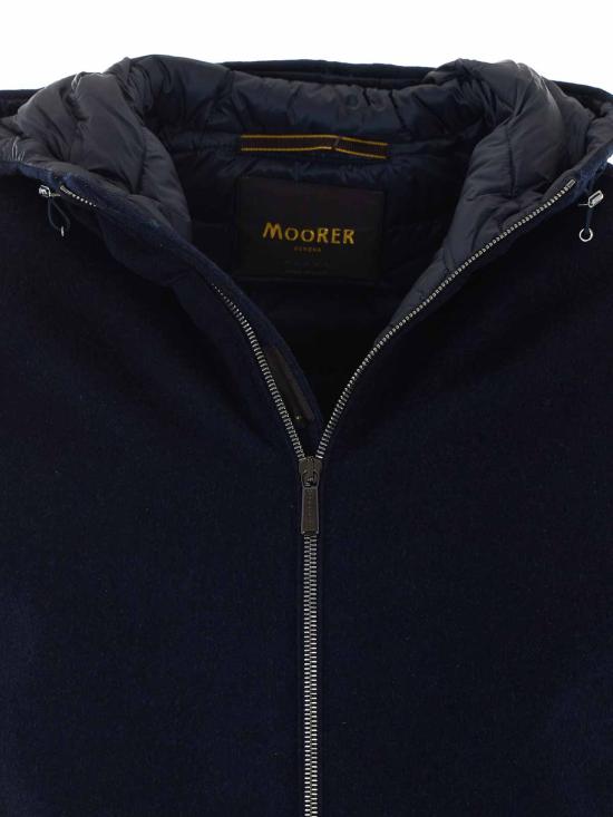 26FW 무레르 오니로 LSL 후디드 봄버 자켓 ONIROLSLV1980 BLUE - MOORER