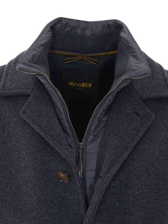 26FW 무레르 몬페라토 LE 싱글 브레스티드 코트 MONFERRATOLEU0051 GREY - MOORER