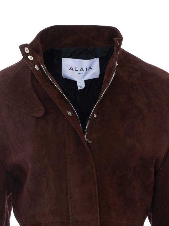 26SS 알라이아 자켓 AA9V1317L053D719 BROWN - ALAIA