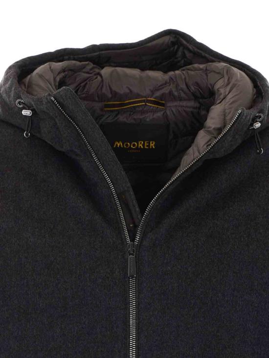 26FW 무레르 오니로 LSL 후디드 봄버 자켓 ONIROLSLU0202 BROWN - MOORER