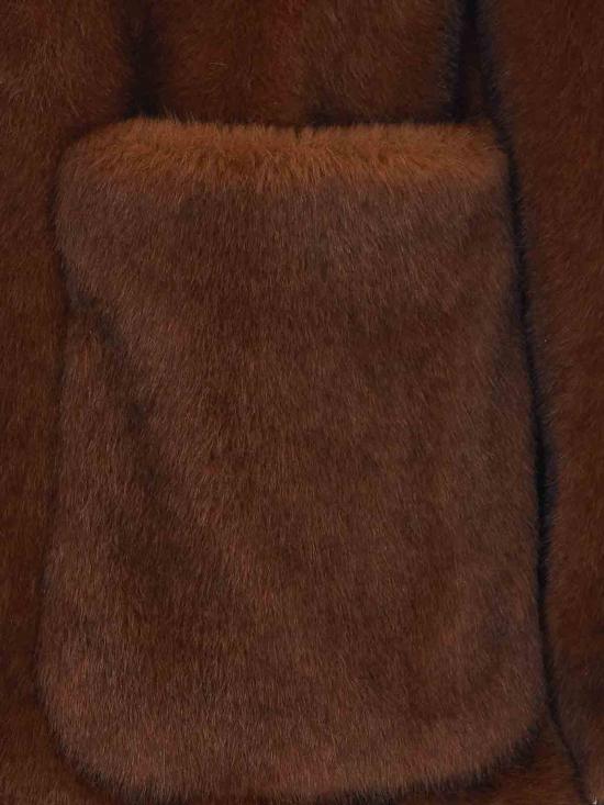 26FW 에르노 페이크 퍼 패치 포켓 코트 GC000600D127398800 BROWN - HERNO