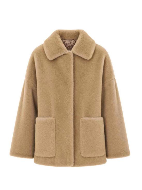26FW 에르노 페이크 퍼 패치 포켓 코트 GC000600D127391985 BEIGE