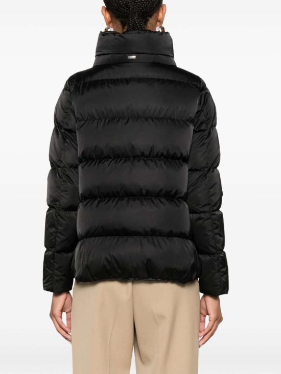 25FW 에르노 새틴 케이 다운 자켓 PI001936D12170Z9300 BLACK - HERNO