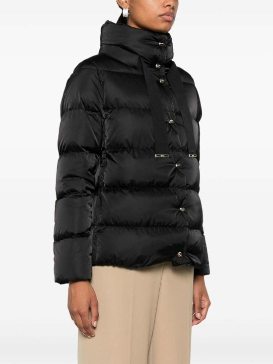 25FW 에르노 새틴 케이 다운 자켓 PI001936D12170Z9300 BLACK - HERNO