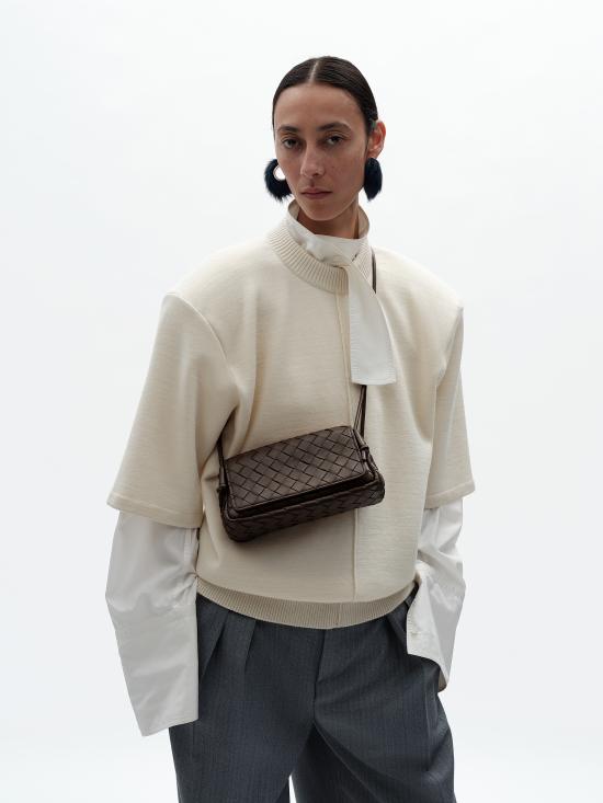 26FW 보테가베네타 노투르노 크로스백 843893VCPP02132 MARRONE - BOTTEGA VENETA