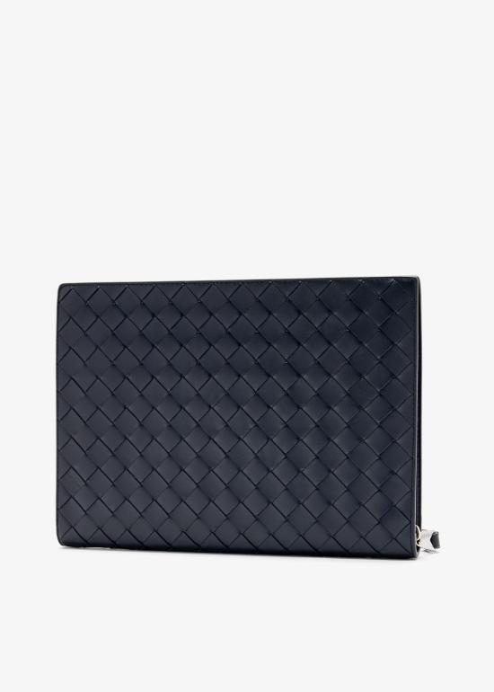 26SS 보테가베네타 스몰 인트레치아토 도큐먼트 케이스 693675V2E414330 BLU - BOTTEGA VENETA