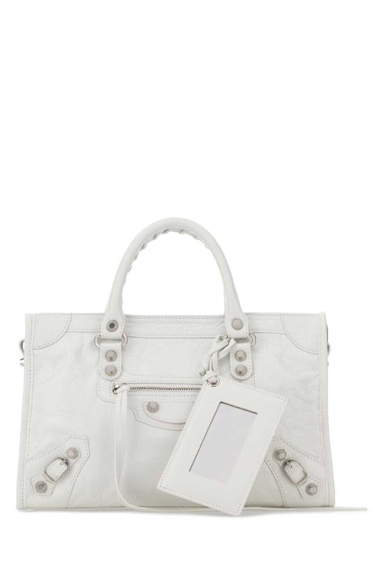 26FW 발렌시아가 르 시티 백 스몰 8657622ACLR 9104 WHITE