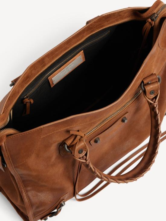 26FW 발렌시아가 르 시티 백 미디엄 8657602ACM9 2247 BROWN - BALENCIAGA