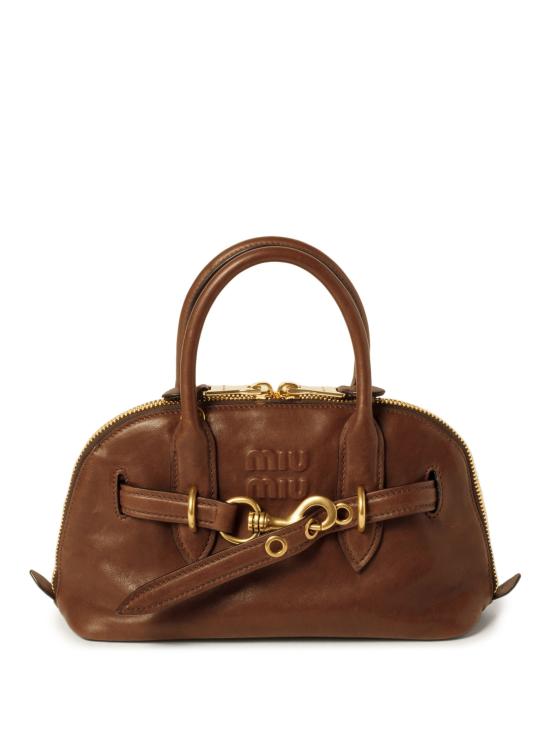 26FW 미우미우 아방뛰르 스몰 토트백 5BB169OOO2BBL F0316 BROWN