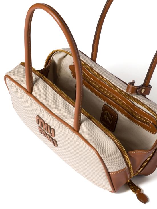 26FW 미우미우 레더 보 백 5BB173OWMACRN F062F BEIGE - MIU MIU