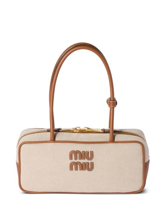 26FW 미우미우 레더 보 백 5BB173OWMACRN F062F BEIGE
