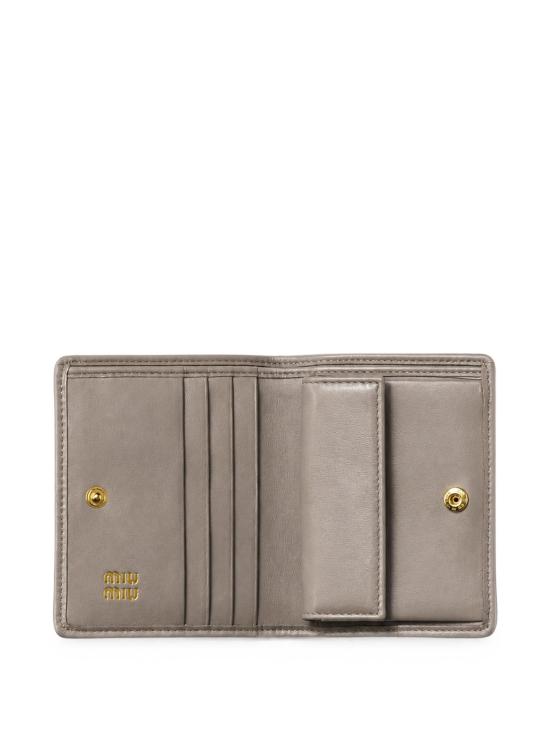 26FW 미우미우 마테라쎄 나파 가죽 반지갑 5MV204AFPP F0D32 BEIGE - MIU MIU