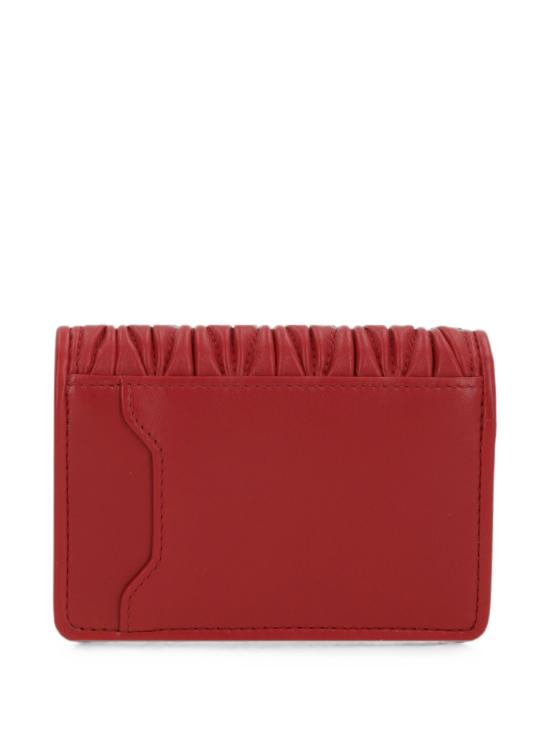 26SS 미우미우 마테라쎄 나파 가죽 카드 지갑 5MC103AFPP F0011 RED - MIU MIU
