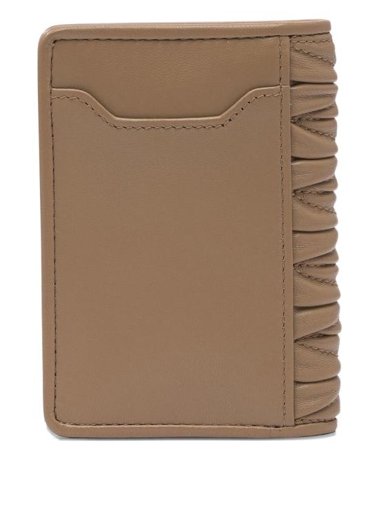26SS 미우미우 마테라쎄 나파 가죽 카드 지갑 5MC103AFPP F098L BROWN - MIU MIU
