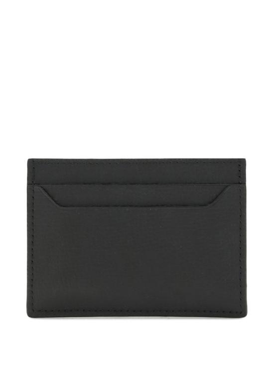 26FW 로에베 페블 그레인드 카프스킨 아나그램 플레인 카드 홀더 C821075X09LE 1206 BLACK - LOEWE