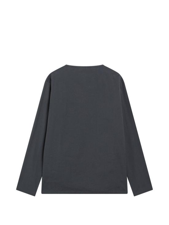 26FW 미우미우 스트레치 포플린 탑 MT2283OOO6472 F063H GREY - MIU MIU