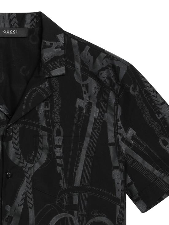 26FW 구찌 긴팔 셔츠 864366ZAVQZ 1072 BLACK - GUCCI