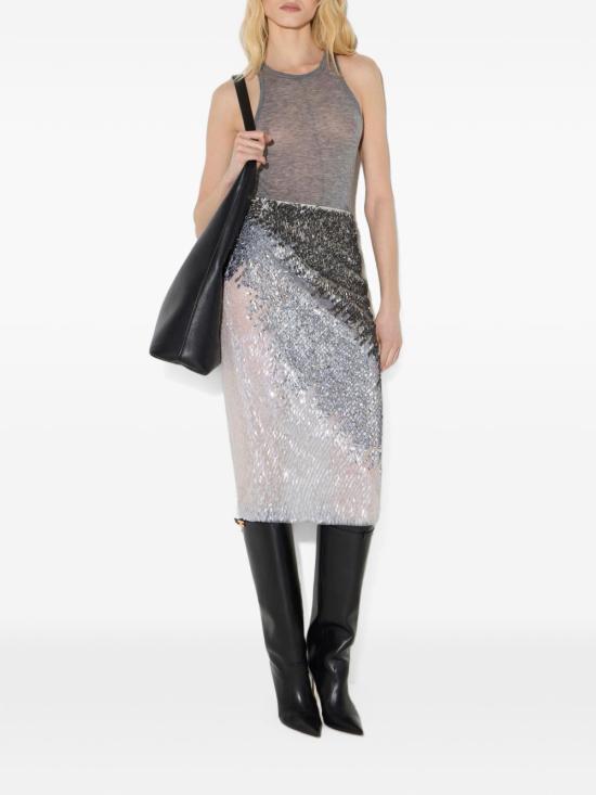 26FW 엘리자베타프랜치 스커트 GO24367E2360 AVORIO - ELISABETTA FRANCHI