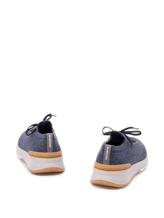 26FW 브루넬로 쿠치넬리 스니커즈 MZUWLBO253COU50 DENIM - BRUNELLO CUCINELLI