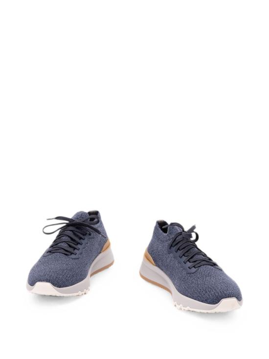 26FW 브루넬로 쿠치넬리 스니커즈 MZUWLBO253COU50 DENIM - BRUNELLO CUCINELLI