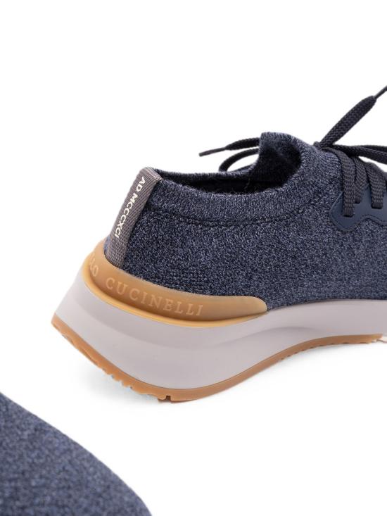 26FW 브루넬로 쿠치넬리 스니커즈 MZUWLBO253COU50 DENIM - BRUNELLO CUCINELLI