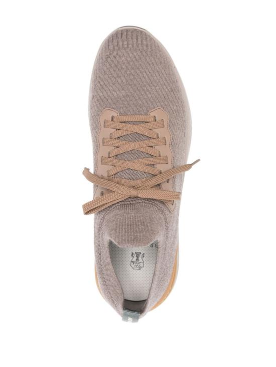 26FW 브루넬로 쿠치넬리 스니커즈 MZUWLBO253CWE21 TORTORA - BRUNELLO CUCINELLI