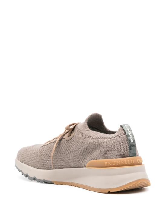 26FW 브루넬로 쿠치넬리 스니커즈 MZUWLBO253CWE21 TORTORA - BRUNELLO CUCINELLI
