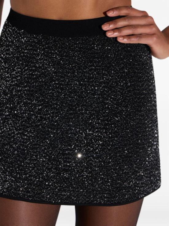 26FW 엘리자베타프랜치 스커트 GK29A66E2X16 NERO SILVER - ELISABETTA FRANCHI