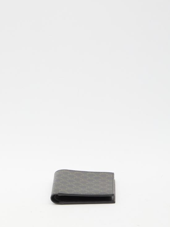 26FW 셀린느 트리옹프 캔버스 반지갑 10B652BQB 38NO BLACK - CELINE