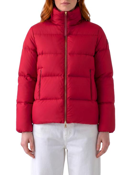 26FW 몽클레어 비반테스 쇼트 다운 재킷 L20931A00261597YW 462 RED